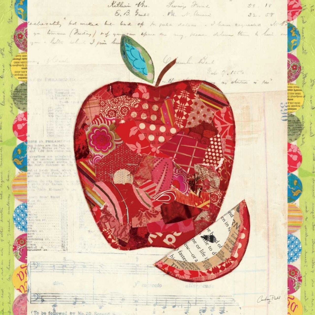 Fruit Collage I - Apple Poster Print by Courtney Prahl - Item # VARPDX11480
